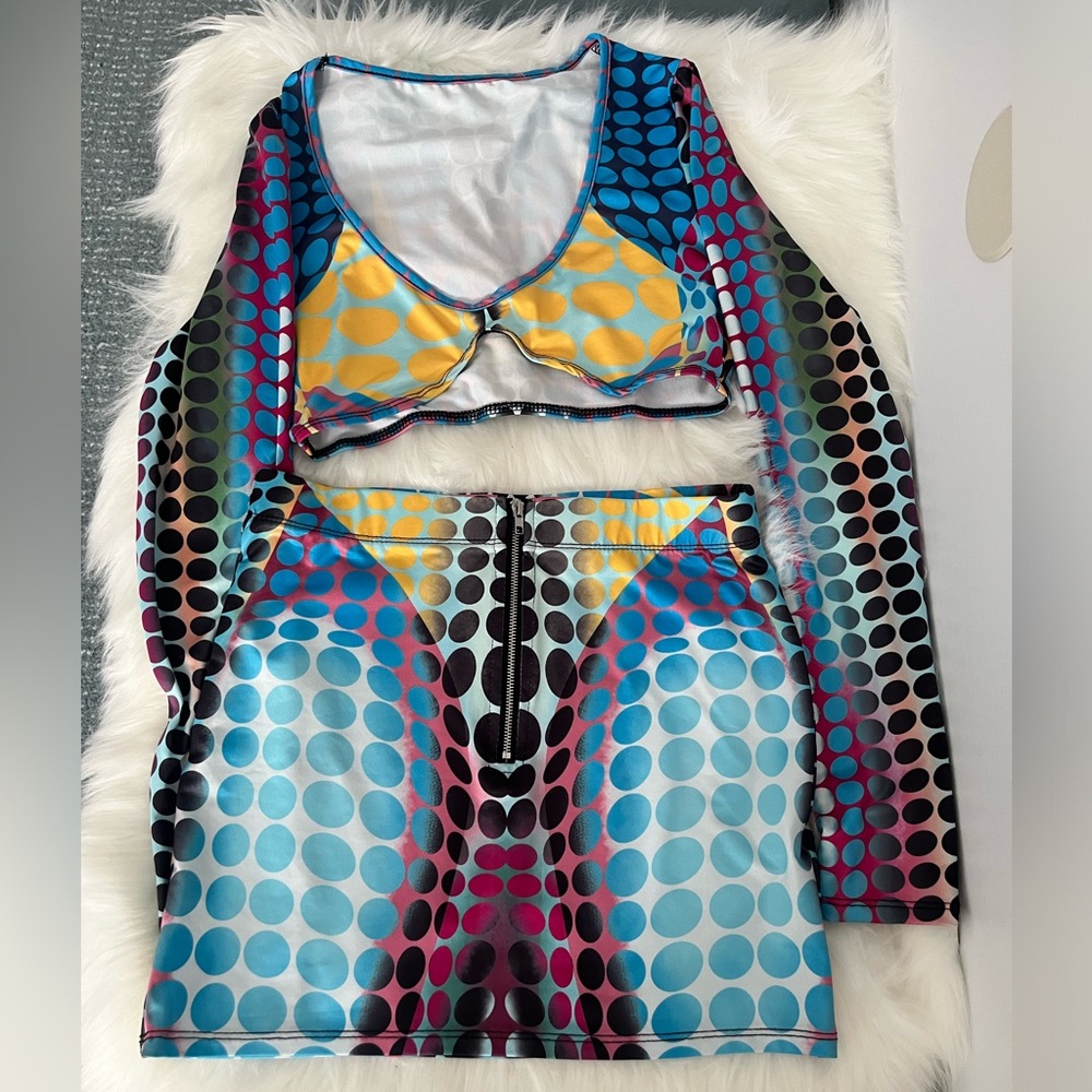 2 piece skirt set